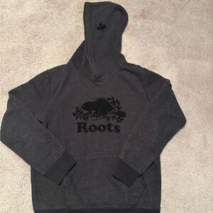 Roots Kids Black and White Knit Sweater
